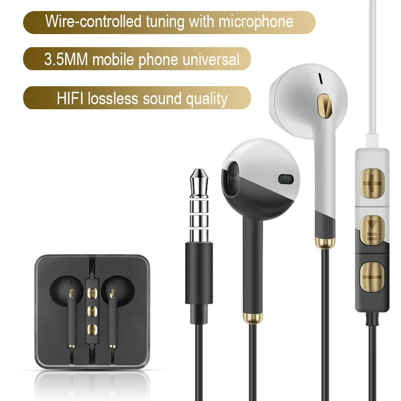 Stereo Earphone Hifi Headset with Microphone Type-C In-Ear Earphones Volume Control Wired Headset for Iphone/android/huawei
Stereo Earphone Hifi Headset with Microphone Type-C In-Ear Earphones Volume Control Wired Headset for Iphone/android/huawei