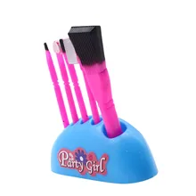 Stilvolle Make-Up Pretend Spielen Spielzeug Mode Puppen Zubehör Für Mädchen Kinder Geschenke Pädagogisches spielzeug für mädchen Juguete de bebe(China)