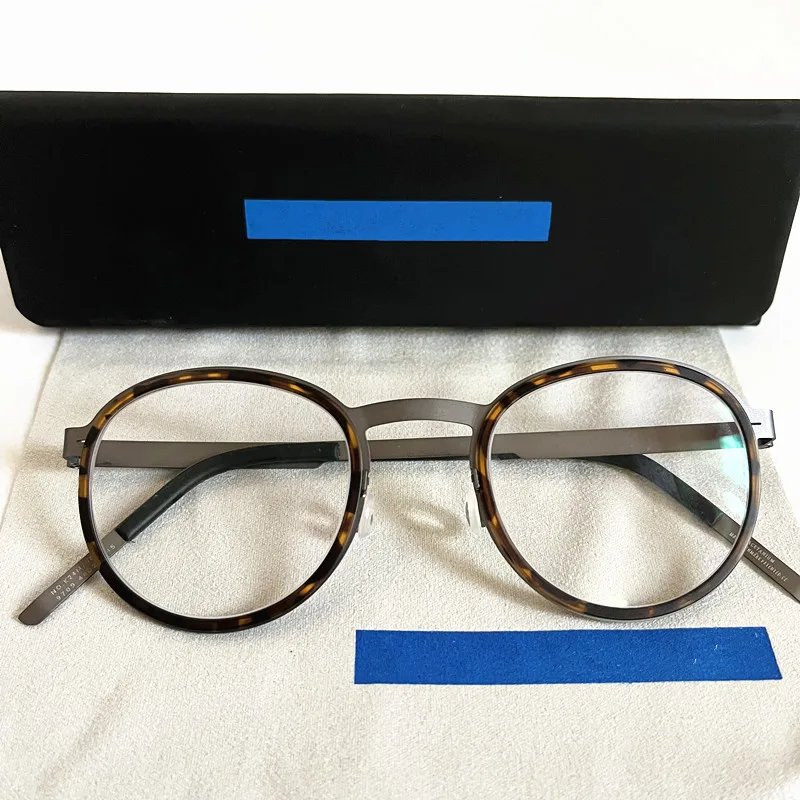 Denmark Brand Retro Round Titanium Glasses Frame Ultra-light Men Women Prescription Eyeglasses Spectacles Oculos De Grau 9709
Denmark Brand Retro Round Titanium Glasses Frame Ultra-light Men Women Prescription Eyeglasses Spectacles Oculos De Grau 9709