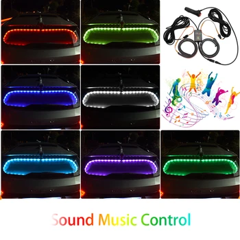 2pcs Car RGB LED Strip Light Auto Decorative Atmosphere Lamps Car Interior Lights Sound Music Control Flexible Car-Styling
2pcs Car RGB LED Strip Light Auto Decorative Atmosphere Lamps Car Interior Lights Sound Music Control Flexible Car-Styling