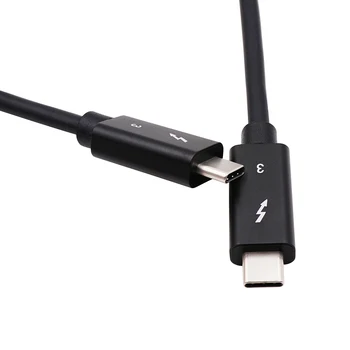 Thunderbolt3 (USB-C) Ports 40Gbps Data Transfer Data Cable Full-featured Dual-head Type-C Cable 100Wpd
Thunderbolt3 (USB-C) Ports 40Gbps Data Transfer Data Cable Full-featured Dual-head Type-C Cable 100Wpd