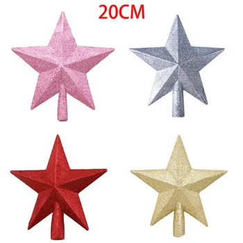20cm Glitter Gold Star Christmas Tree Top Xmas Tree Toppers 3D Five-pointed Star Christmas Tree Ornaments New Year Decoration
20cm Glitter Gold Star Christmas Tree Top Xmas Tree Toppers 3D Five-pointed Star Christmas Tree Ornaments New Year Decoration