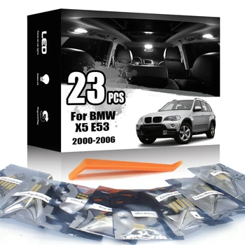 KAMMURI 23Pcs Error Free White For BMW X5 E53 led LED Interior Dome Map Trunk Footwell Door License Plate Light Kit (2000-2006)
KAMMURI 23Pcs Error Free White For BMW X5 E53 led LED Interior Dome Map Trunk Footwell Door License Plate Light Kit (2000-2006)
