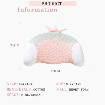 2020 New BabyHead Pillow Pillow Cotton Crown Memory Cotton Pillow Newborn Stereotype Pillow Prevent Flat Head Neck Support 
2020 New BabyHead Pillow Pillow Cotton Crown Memory Cotton Pillow Newborn Stereotype Pillow Prevent Flat Head Neck Support