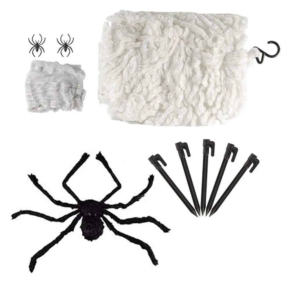 Halloween Decoration Garden Big Spider Web Scary Party Scene Props White Stretchy Cobweb Horror Outside Decor accessories #2F
Halloween Decoration Garden Big Spider Web Scary Party Scene Props White Stretchy Cobweb Horror Outside Decor accessories #2F
