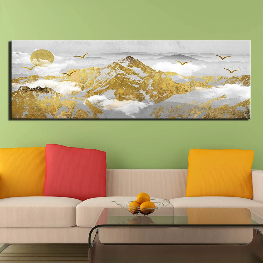 Modular canvas painting Snow mountain Picture wall art Glod mountain wall pictures for living room scenery prints home decor
Modular canvas painting Snow mountain Picture wall art Glod mountain wall pictures for living room scenery prints home decor