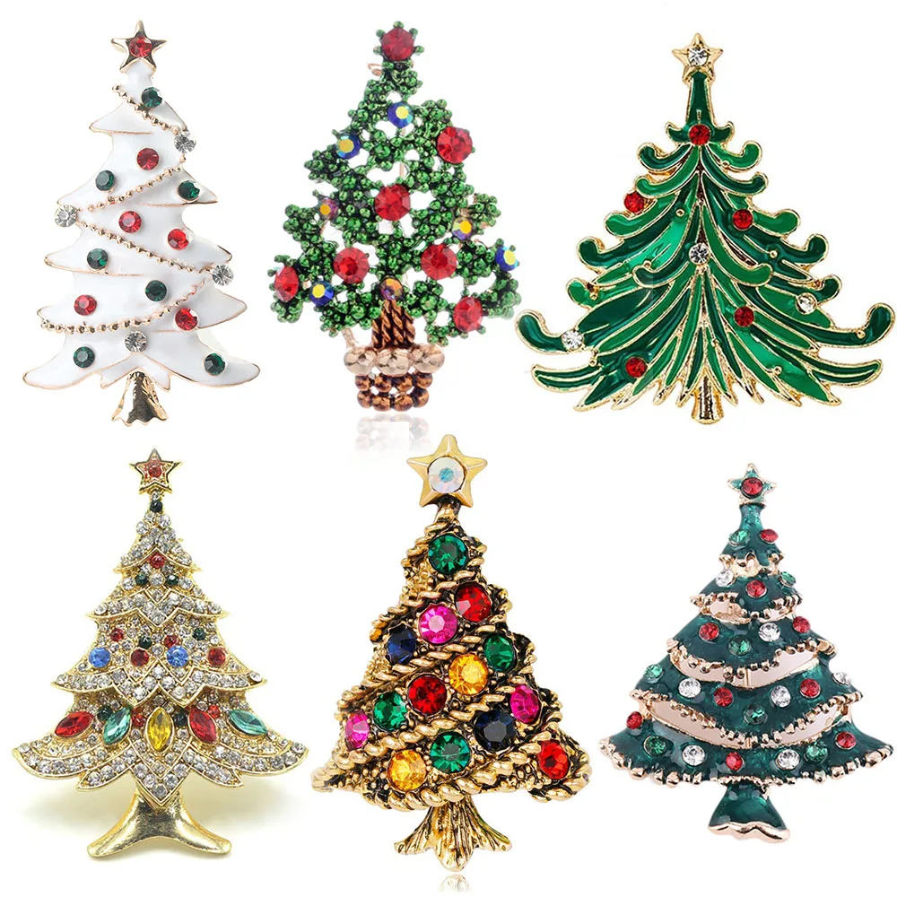 Christmas Tree Brooches for Women Rhinestone Xmas Tree Brooch Gift Fashion Jewelry Festival Brooch Winter Coat Cap Brooches
Christmas Tree Brooches for Women Rhinestone Xmas Tree Brooch Gift Fashion Jewelry Festival Brooch Winter Coat Cap Brooches
