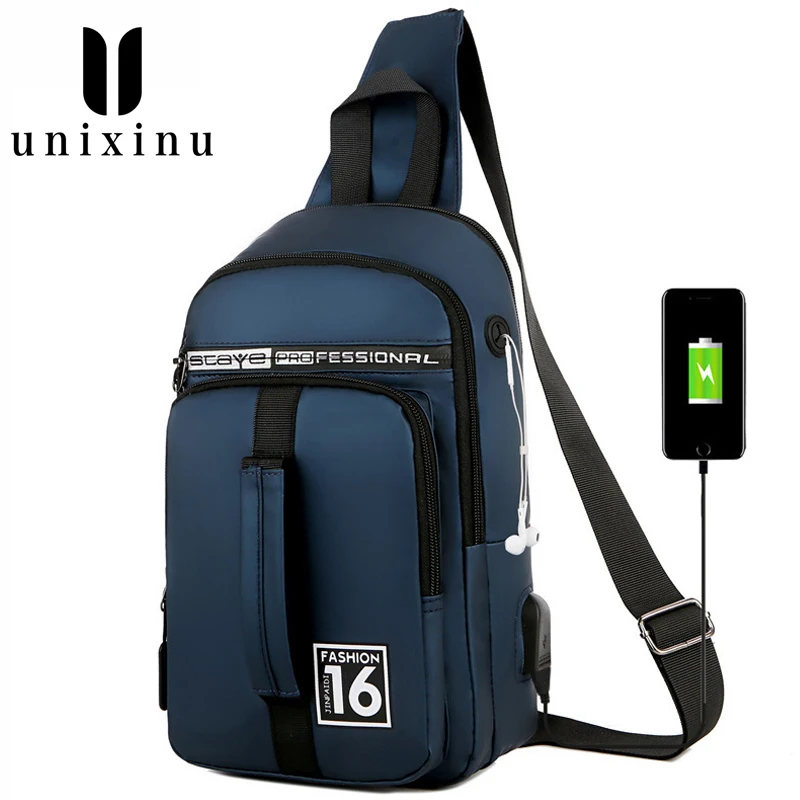 2019 Multifunction Fashion Men Crossbody Bags Charging Chest Pack Short Trip Messengers Men Bag Water Repellent Shoulder Bag
2019 Multifunction Fashion Men Crossbody Bags Charging Chest Pack Short Trip Messengers Men Bag Water Repellent Shoulder Bag