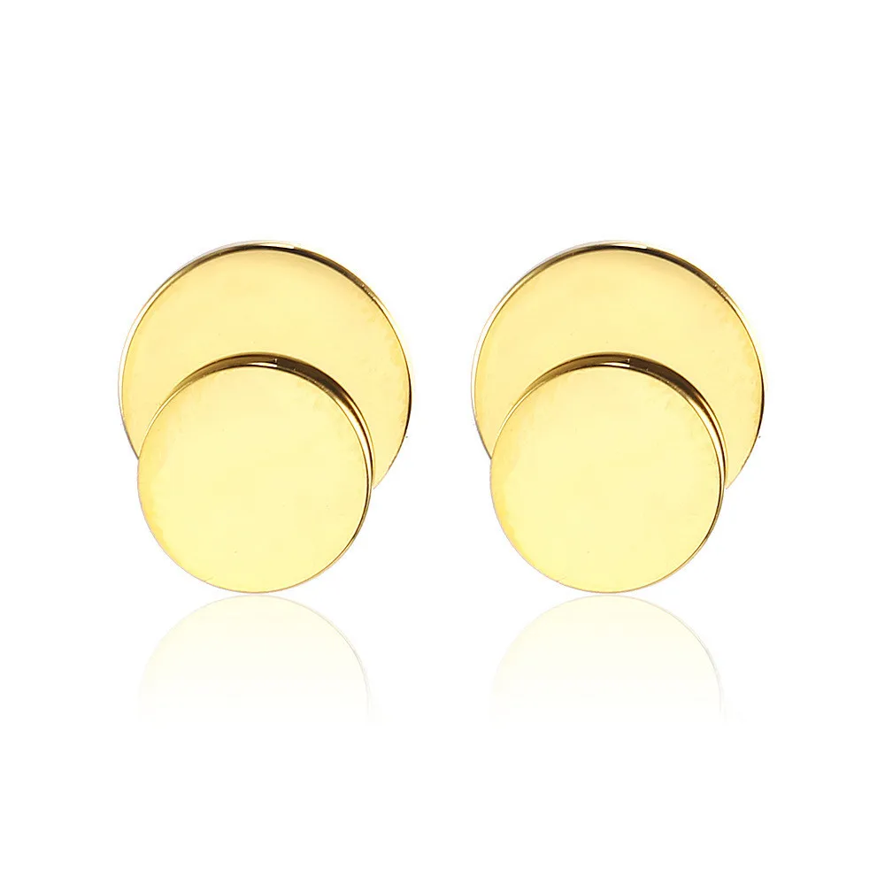 Double Round Earrings for Women Simple Body Piercing Stainless Steel Vintage Double Layers Geometric Stud Earrings Girls Jewelry
Double Round Earrings for Women Simple Body Piercing Stainless Steel Vintage Double Layers Geometric Stud Earrings Girls Jewelry