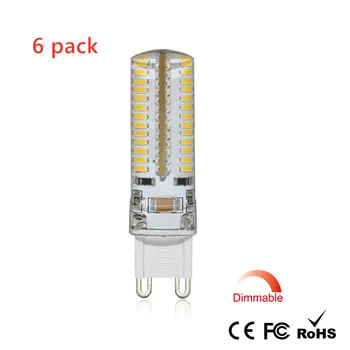 G9 LED lamp no flicker AC220V 104 LEDS 3014 6 watt LED light bulb 690LM chandelier LED light replace 70 watt halogen lamp
G9 LED lamp no flicker AC220V 104 LEDS 3014 6 watt LED light bulb 690LM chandelier LED light replace 70 watt halogen lamp