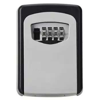 4 Digit Combination Password Safe Wall Mounted Keys Storage Lock Box Security Coded Lock Silver
4 Digit Combination Password Safe Wall Mounted Keys Storage Lock Box Security Coded Lock Silver
