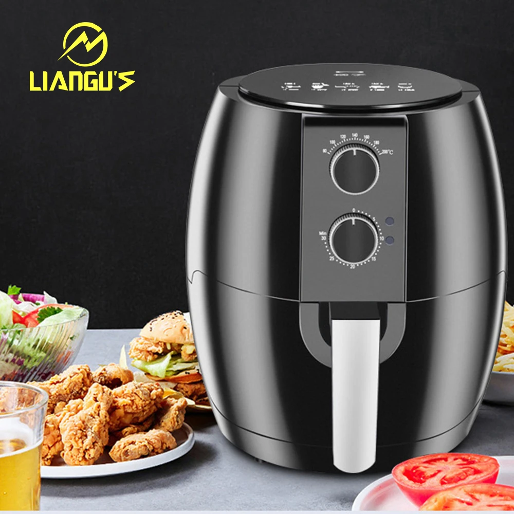 Smart Air Fryer without Oil Home Cooking 4.5L Home Intelligent Oil Free Large Capacity 1300 Watt Multifunction Electric Fryer
Smart Air Fryer without Oil Home Cooking 4.5L Home Intelligent Oil Free Large Capacity 1300 Watt Multifunction Electric Fryer