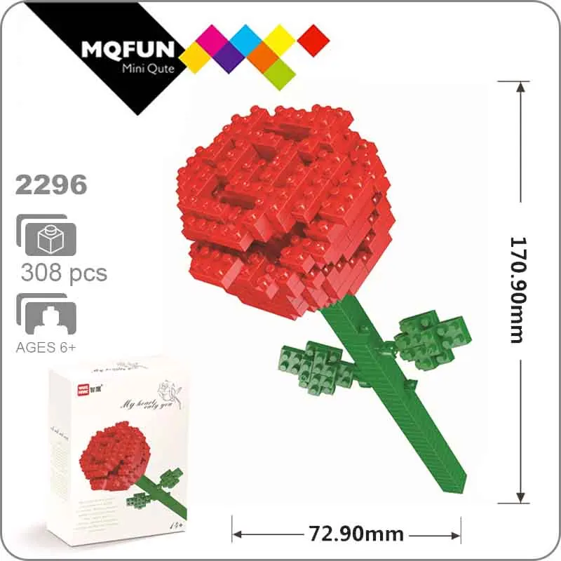 WiseHawk mini blocks Valentine's Day gift girl Rose flower 3d plastic building bricks diy assembly model gifts educational toys
WiseHawk mini blocks Valentine's Day gift girl Rose flower 3d plastic building bricks diy assembly model gifts educational toys