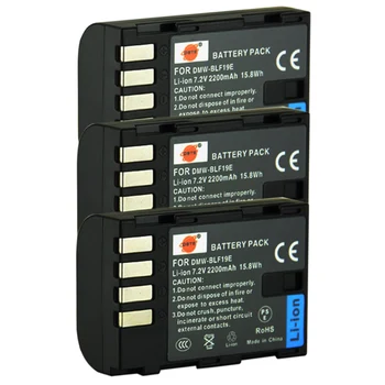 DSTE 3PCS DMW-BLF19E BLF19 Camera Battery for Panasonic Lumix DMC-GH3 DMC-GH4
DSTE 3PCS DMW-BLF19E BLF19 Camera Battery for Panasonic Lumix DMC-GH3 DMC-GH4