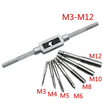 M3-M12 Adjustable Ratchet Wrench Tap Wrench Wire Tapping Hand with Positive and Negative Wrenches Manual Tapping Accessories Set
M3-M12 Adjustable Ratchet Wrench Tap Wrench Wire Tapping Hand with Positive and Negative Wrenches Manual Tapping Accessories Set