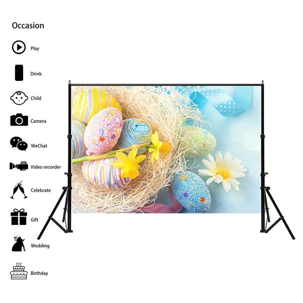 150x210cm Creative Easter Sunday Theme Vinyl Painting Waterproof Photography Backdrops Party Festival Backgraound Wall
150x210cm Creative Easter Sunday Theme Vinyl Painting Waterproof Photography Backdrops Party Festival Backgraound Wall