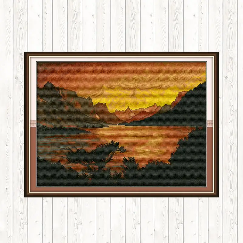 Evening DIY Handmade Needlework Chinese Cross Stitch Kits Embroidery 14ct 11ct Printed Canvas Patterns Kits DMC Floss Crafts
Evening DIY Handmade Needlework Chinese Cross Stitch Kits Embroidery 14ct 11ct Printed Canvas Patterns Kits DMC Floss Crafts