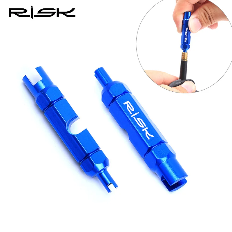 RISK Aluminum Bike Schrader Valve Core Tool Tube Multifunction Bicycle Tires Repair Tools Extension Rod Remove Wrench 8.5g
RISK Aluminum Bike Schrader Valve Core Tool Tube Multifunction Bicycle Tires Repair Tools Extension Rod Remove Wrench 8.5g