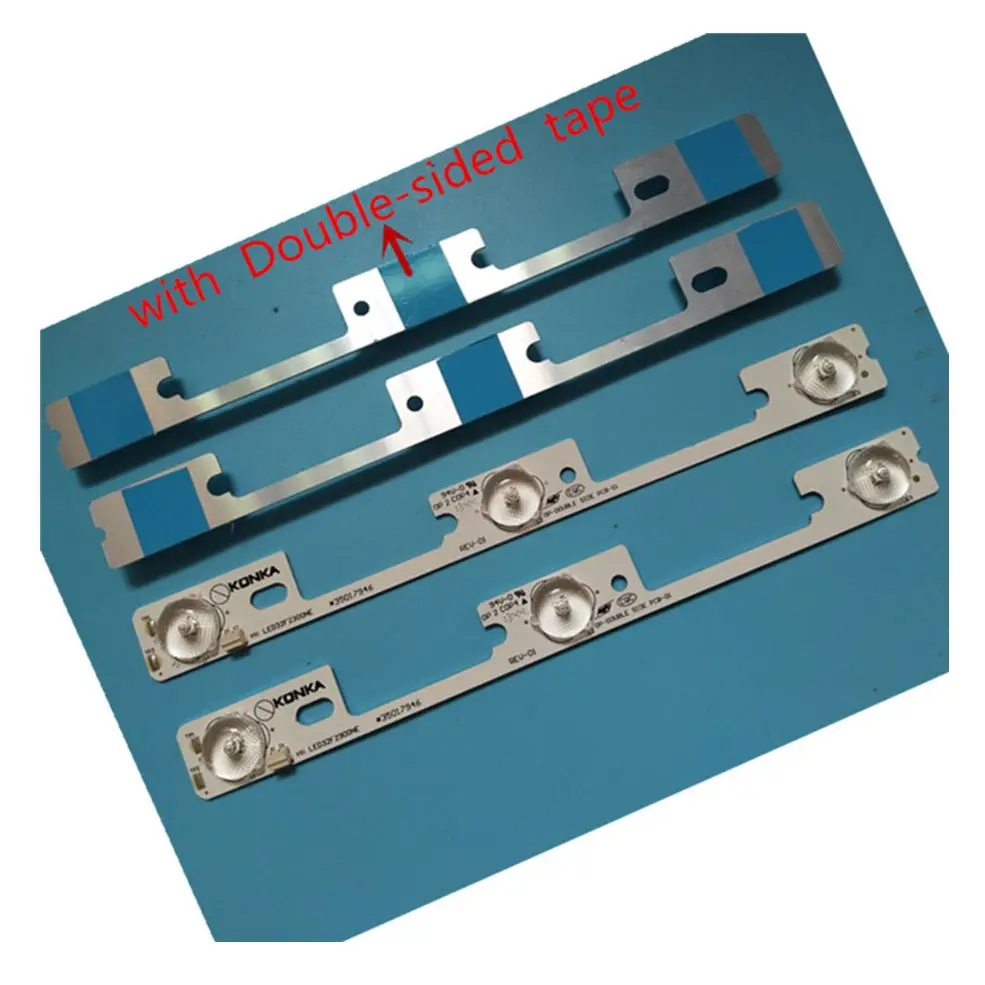 New 5set=20 PCS 3LED 6V 208mm LED backlight strip bar for KONKA LED32F2300NE LED32F2300FX 35017946 35017947 35017948
New 5set=20 PCS 3LED 6V 208mm LED backlight strip bar for KONKA LED32F2300NE LED32F2300FX 35017946 35017947 35017948