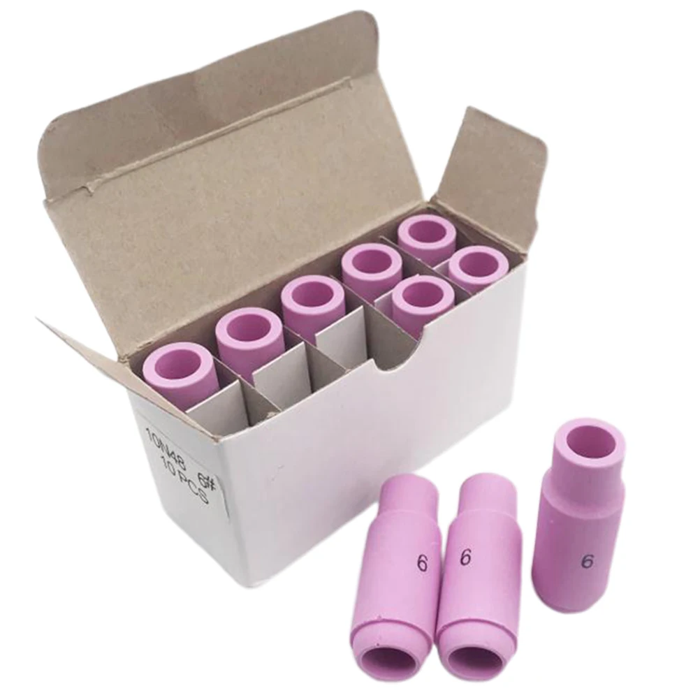 10Pcs Tig Welding Nozzles Simple Argon Arc Mechanical Professional Welding Torch Protector for WP-17 WP-18 WP-26
10Pcs Tig Welding Nozzles Simple Argon Arc Mechanical Professional Welding Torch Protector for WP-17 WP-18 WP-26