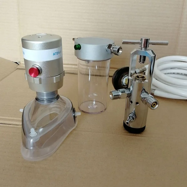 Oxygen Demand valve outfit for oxygen cylinder with suction jar and CGA870 regulator
Oxygen Demand valve outfit for oxygen cylinder with suction jar and CGA870 regulator