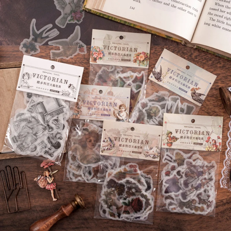 50 Pcs/bag Vintage Renaissance Art flower sticker set decoration decal diy album scrapbooking sealing sticker kawaii
50 Pcs/bag Vintage Renaissance Art flower sticker set decoration decal diy album scrapbooking sealing sticker kawaii