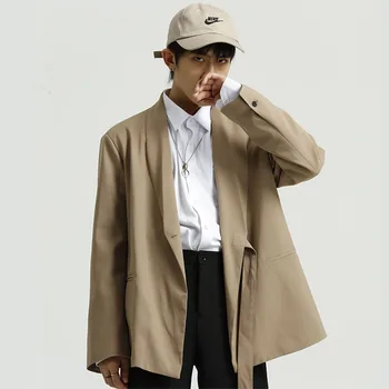 Male Spring Autumn Blazer Coat Cardigan Outerwear Men's Kimono Handsome Casual Suit Jacket Overcoat
Male Spring Autumn Blazer Coat Cardigan Outerwear Men's Kimono Handsome Casual Suit Jacket Overcoat