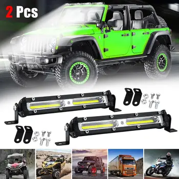 2Pcs 18LED Work Light Bulb 48W 12V 24V Driving Fog Offroad LED Work Car Light Spotlight Flood Lamp for Universal SUV Truck
2Pcs 18LED Work Light Bulb 48W 12V 24V Driving Fog Offroad LED Work Car Light Spotlight Flood Lamp for Universal SUV Truck