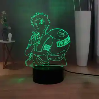 Naruto 3D Stereo Desk Lamp Kazekage Sabaku no Gaara RGB 7colorful LED Sleep Night Light USB Touch Table Lamp Fans Souvenirs Lamp
Naruto 3D Stereo Desk Lamp Kazekage Sabaku no Gaara RGB 7colorful LED Sleep Night Light USB Touch Table Lamp Fans Souvenirs Lamp