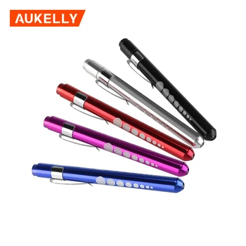 Aukelly Mini Flashlight Lanterna Powerful Penlight Medical LED Torch Handy Pen Light AAA battery For Doctor Nurse Diagnostic
Aukelly Mini Flashlight Lanterna Powerful Penlight Medical LED Torch Handy Pen Light AAA battery For Doctor Nurse Diagnostic