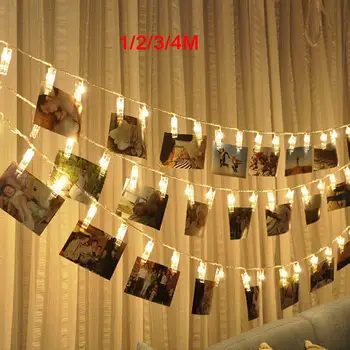 LED Photes Clips String Light Led Lights Wedding Decoration Christmas Ornament For Home Noel Navidad Weeding Party
LED Photes Clips String Light Led Lights Wedding Decoration Christmas Ornament For Home Noel Navidad Weeding Party