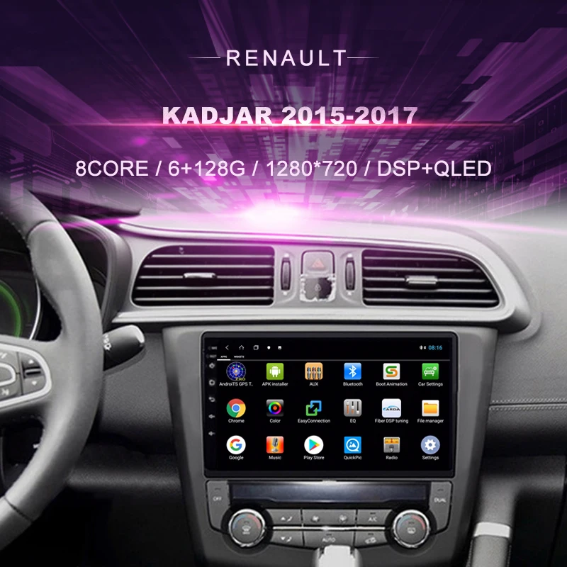 Car DVD for Renault Kadjar( 2015-2017) Car Radio Multimedia Video Player Navigation GPS Android 10.0 double din
Car DVD for Renault Kadjar( 2015-2017) Car Radio Multimedia Video Player Navigation GPS Android 10.0 double din
