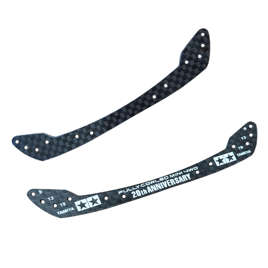 Self-made 1.5mm Black Carbon Front Stay Fully Cowled 20th Anniversary Front Plate FRP 95124 For Tamiya Mini 4WD Racing Car Model
Self-made 1.5mm Black Carbon Front Stay Fully Cowled 20th Anniversary Front Plate FRP 95124 For Tamiya Mini 4WD Racing Car Model