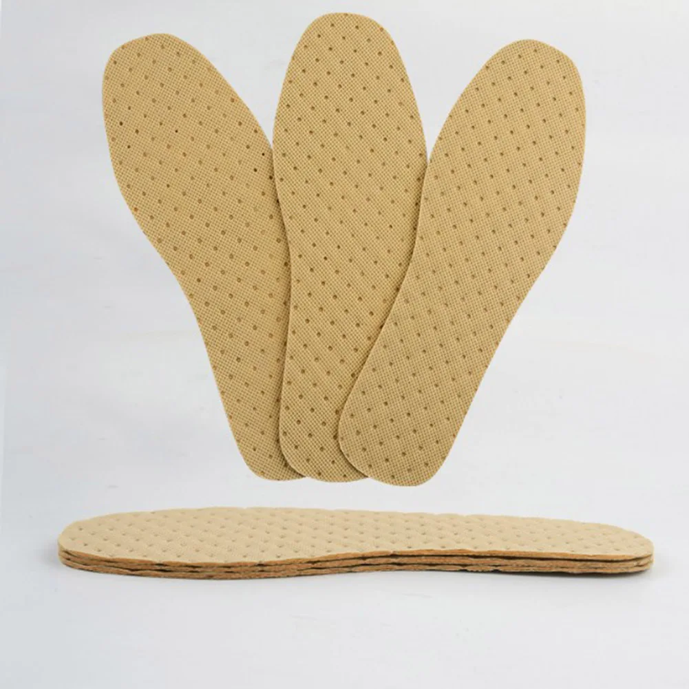 Новое поступление 1 пара удобных деревянных целлюлозная обувь стельки Вставки