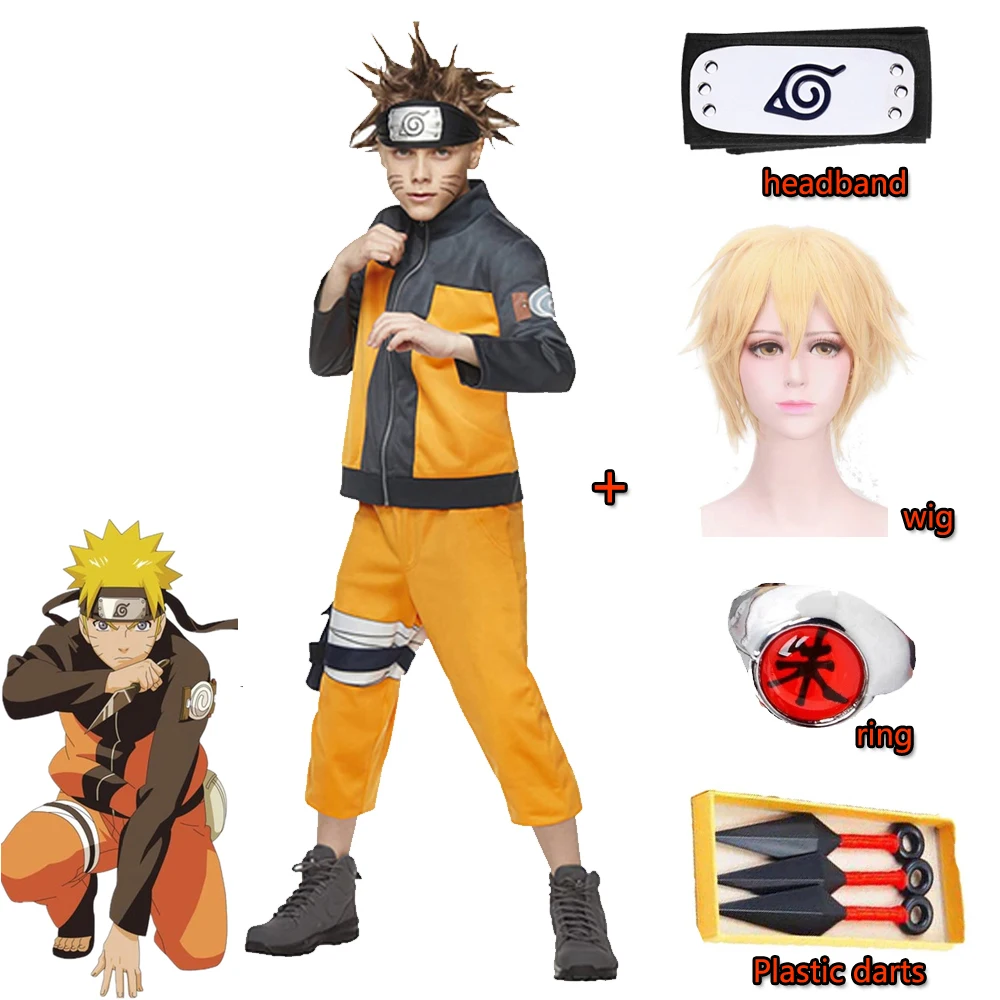 Anime Cosplay Costumes Wig Outfit for Boy Show Suits Japanese Cartoon Coat Top Pants Kids Hallowen Xmas Party Costume |