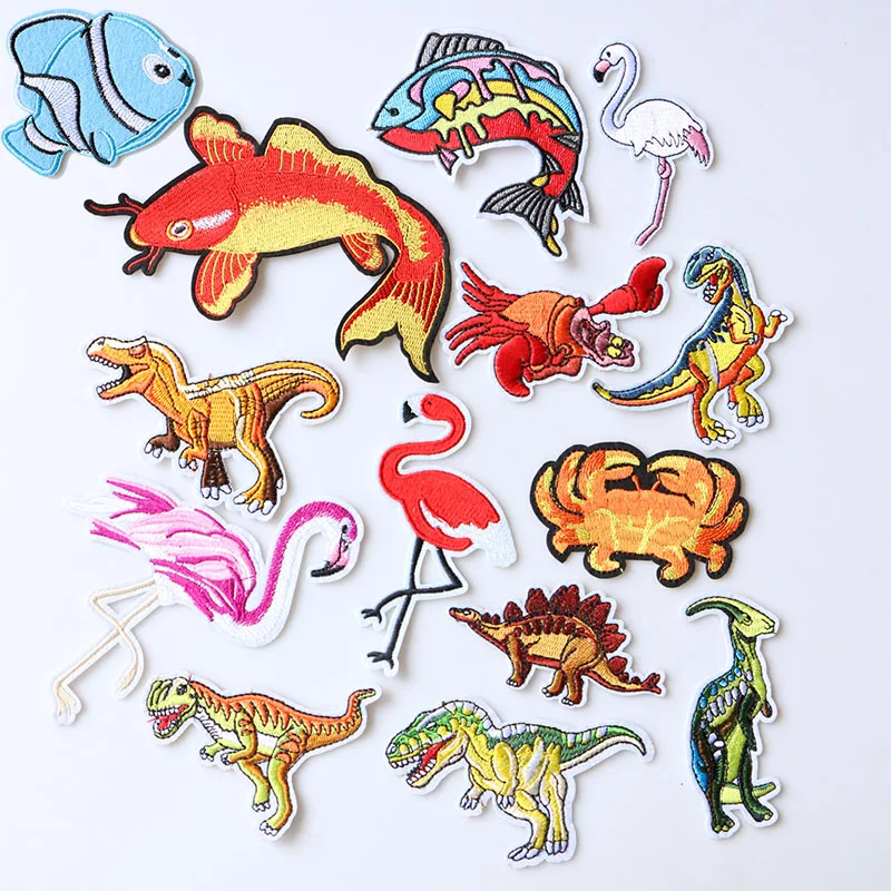 Cartoon Decorative Patch Flamingo,dinosaur icon Embroidered Applique Patches For DIY Iron on Badges Stickers on backpack,clothes
Cartoon Decorative Patch Flamingo,dinosaur icon Embroidered Applique Patches For DIY Iron on Badges Stickers on backpack,clothes