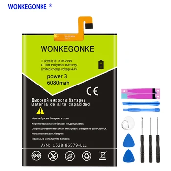 WONKEGONKE for Ulefone Power 3 6.0"18:9 Screen mobile phone battery 
WONKEGONKE for Ulefone Power 3 6.0"18:9 Screen mobile phone battery