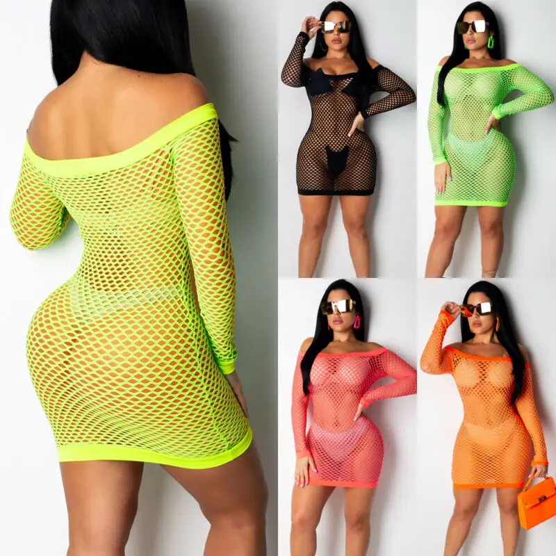 Women's Smock Crochet Beach Dress Off-Shoulder Swimwear Bikini Cover Up Fishnet Bathing Suit 2020 Summer Swim Short Mini Dress
Women's Smock Crochet Beach Dress Off-Shoulder Swimwear Bikini Cover Up Fishnet Bathing Suit 2020 Summer Swim Short Mini Dress