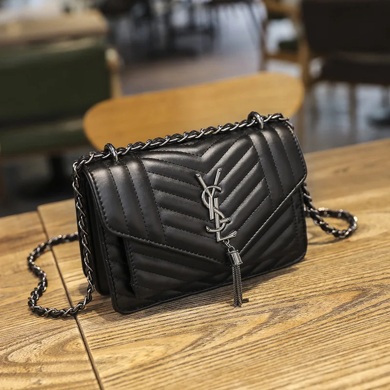 

Small square bag women's bag 2020 summer new fashion chain Joker rhombic trend shoulder bag small fragrant wind slung