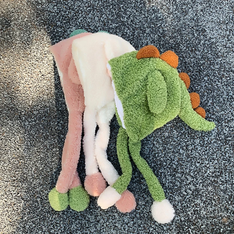 Winter Cute Funny Hat Moving Ear Dinosaur Hat Velvet Toys Hair Hoop Hat Rabbit Hat Moves Ear Hat Plush Toy 3 Color Gifts For gir
Winter Cute Funny Hat Moving Ear Dinosaur Hat Velvet Toys Hair Hoop Hat Rabbit Hat Moves Ear Hat Plush Toy 3 Color Gifts For gir