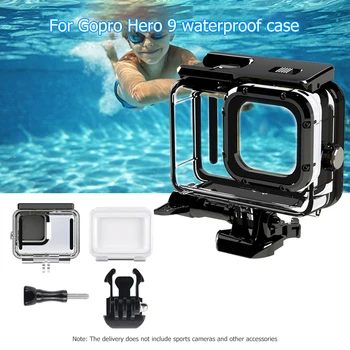 50m Waterproof Housing Protective Case for Gopro Hero 9 Diving Swimming Frame Droproof Vlogging Case Cage Kit
50m Waterproof Housing Protective Case for Gopro Hero 9 Diving Swimming Frame Droproof Vlogging Case Cage Kit