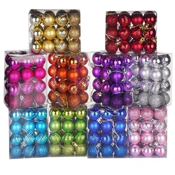 24Pcs 3CM Christmas Baubles Decorative Balls for DIY Xmas Tree Hanging Ornament Party Wedding Baubles Christmas Decor Navidad
24Pcs 3CM Christmas Baubles Decorative Balls for DIY Xmas Tree Hanging Ornament Party Wedding Baubles Christmas Decor Navidad