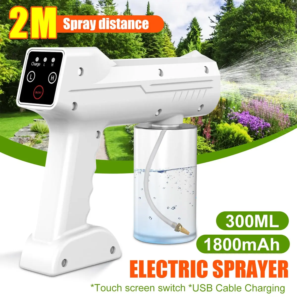 Wireless Nano Steam Spray Gun Electric Sanitizer Sprayer Atomizer Disinfection Water Gun Machine Steam Garden Accessories
Wireless Nano Steam Spray Gun Electric Sanitizer Sprayer Atomizer Disinfection Water Gun Machine Steam Garden Accessories
