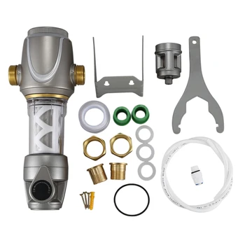 1 inch Turn 3/4 inch True Backwash Pre-Filter Home Large Flow Water Pipe Pressure Water Purifier From the Whole House Water Puri
1 inch Turn 3/4 inch True Backwash Pre-Filter Home Large Flow Water Pipe Pressure Water Purifier From the Whole House Water Puri