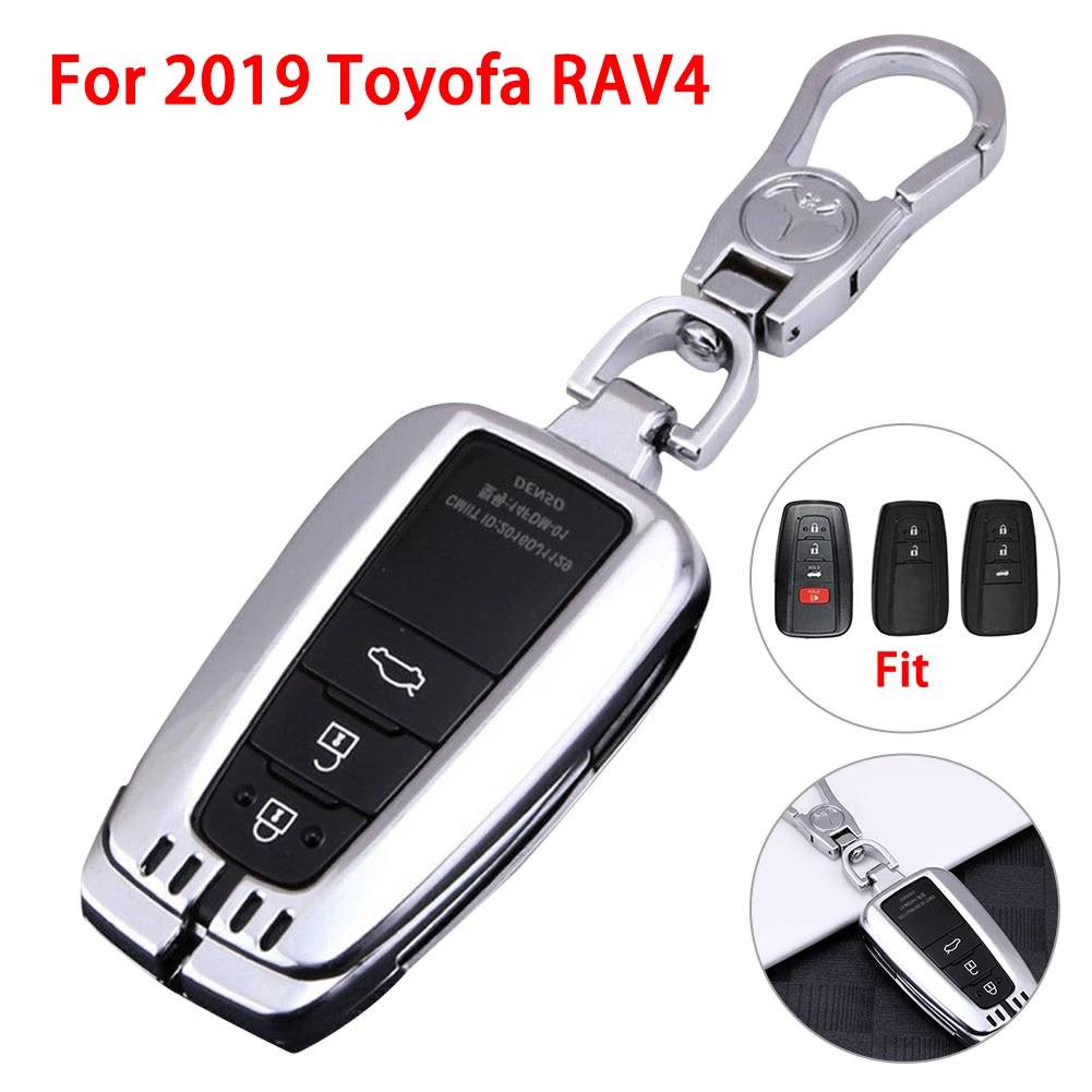 Car Key Case with Chain For Toyota RAV4 2019 Aluminum Alloy Smart Car Key Case Cover Protection Holder Accessories
Car Key Case with Chain For Toyota RAV4 2019 Aluminum Alloy Smart Car Key Case Cover Protection Holder Accessories