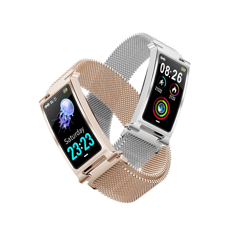 F8 Bluetooth Fashionable Bracelet Multiple Sports Mode 24H Blood Pressure Heart Rate Monitor IP68 Waterproof Smart Band
F8 Bluetooth Fashionable Bracelet Multiple Sports Mode 24H Blood Pressure Heart Rate Monitor IP68 Waterproof Smart Band