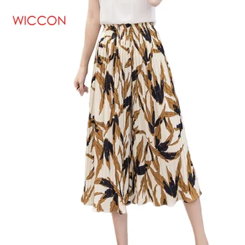 New Chiffon Pleated Wide Leg Pants Female 2020 Summer Waist Floral Print Elastic High Waist Female Casual Pants 
New Chiffon Pleated Wide Leg Pants Female 2020 Summer Waist Floral Print Elastic High Waist Female Casual Pants