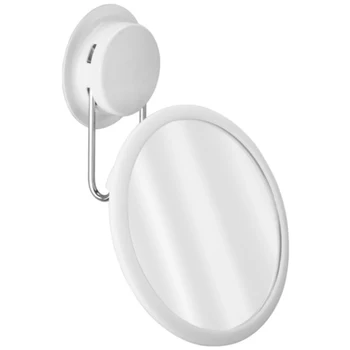 Toilet Modern Easy Install Free Punch Stainless Steel Detachable Suction Cup Bath Mirror White 360 Rotation Powerful Practical
Toilet Modern Easy Install Free Punch Stainless Steel Detachable Suction Cup Bath Mirror White 360 Rotation Powerful Practical