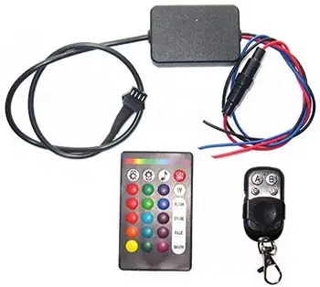 18 Kinds of Color Dual Remote RGB Music Controller for Motorcycle led Accent Strip Light with Brake funtion
18 Kinds of Color Dual Remote RGB Music Controller for Motorcycle led Accent Strip Light with Brake funtion