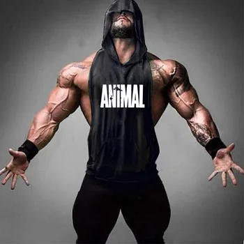 New Men Bodybuilding Hoody shirt Cotton Tank top Gym Fitness Tanktops Gorilla Print Vest Male Workout Sportswear Stringers
New Men Bodybuilding Hoody shirt Cotton Tank top Gym Fitness Tanktops Gorilla Print Vest Male Workout Sportswear Stringers